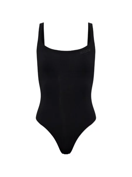 Body Moschino cu imagine negru
