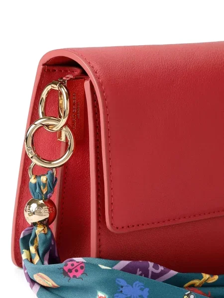 Kurt Geiger Bőr válltáska Sloane piros