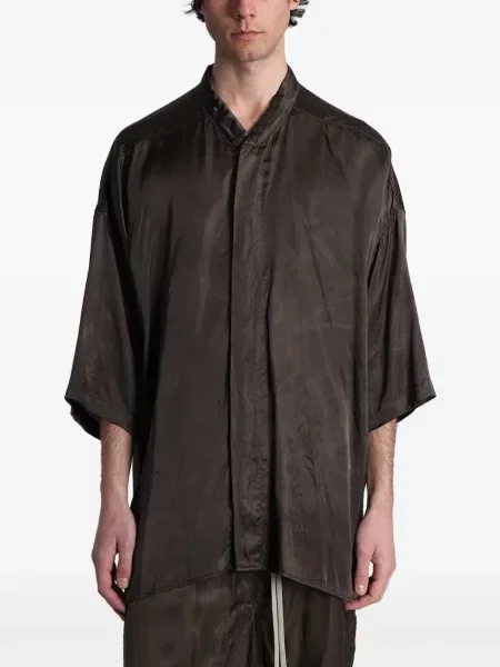 Gulerat cămașă Rick Owens gri