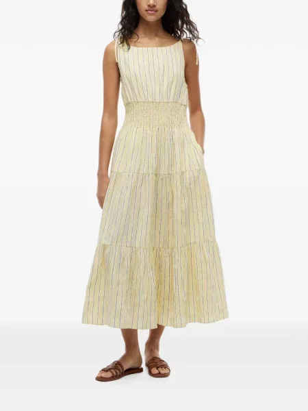 Rochie midi Tommy Hilfiger galben