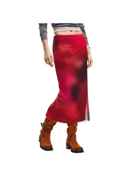 Fustă Desigual roșu