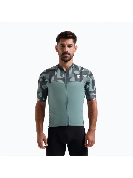 Koszulka rowerowa Rogelli Essential Graphic grey szara