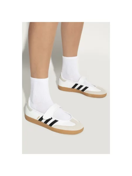 Sneakersy Adidas Originals skórzane białe