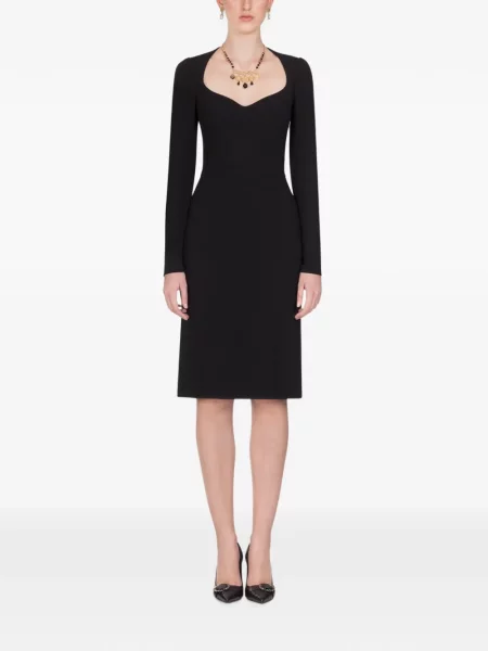 Midi šaty Dolce & Gabbana čierna