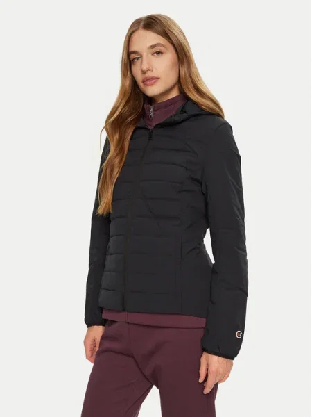 Champion Vatovaná bunda Custom Fit čierna
