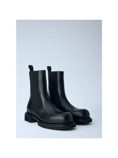 Botki Rick Owens skórzane czarne