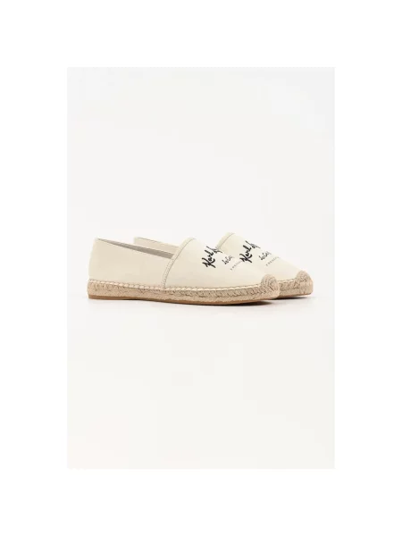 Espadryle Karl Lagerfeld beżowe