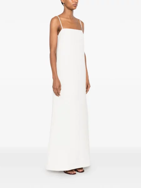 Rochie maxi Calvin Klein Collection cu bretele alb