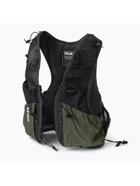 Kamizelka do biegania Silva Strive 5L Vest green zielona