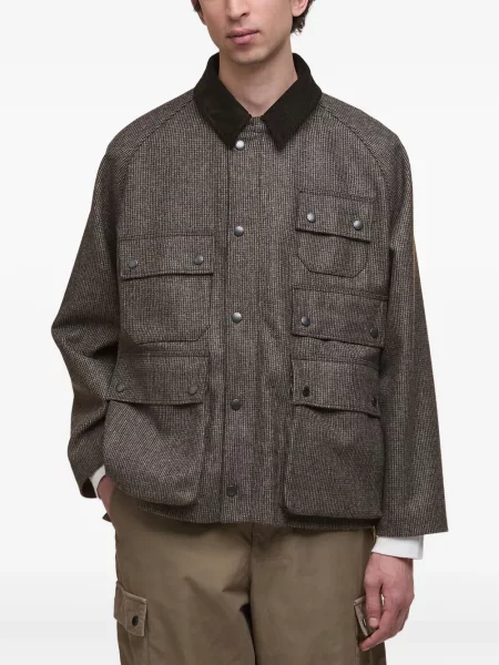 Geacă Barbour de catifea cord maro