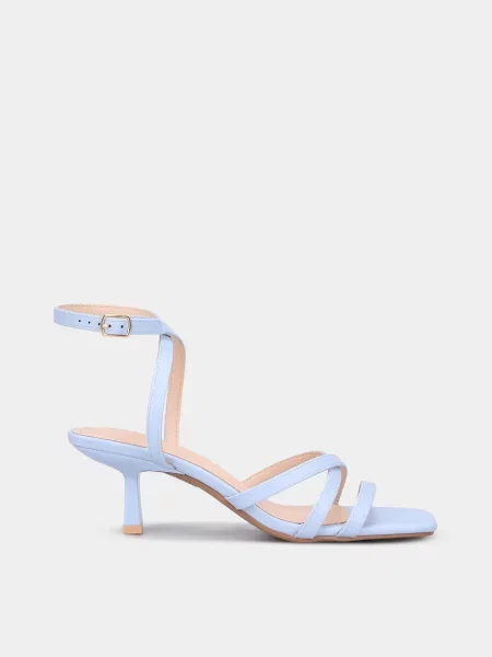 .Босоніжки Braska поліуретан блакитний