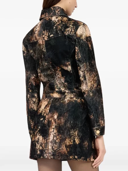 Geacă de blugi Roberto Cavalli negru