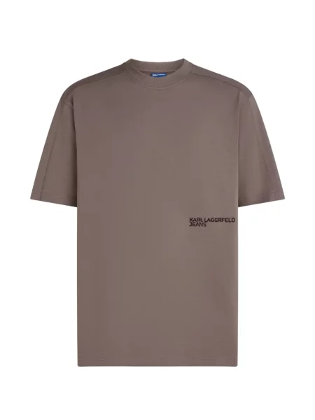 Tricou Karl Lagerfeld Jeans gri