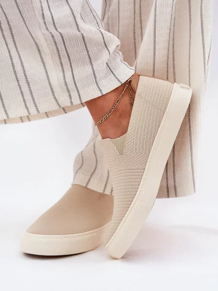 Slip on tenisky Big Star Shoes béžové