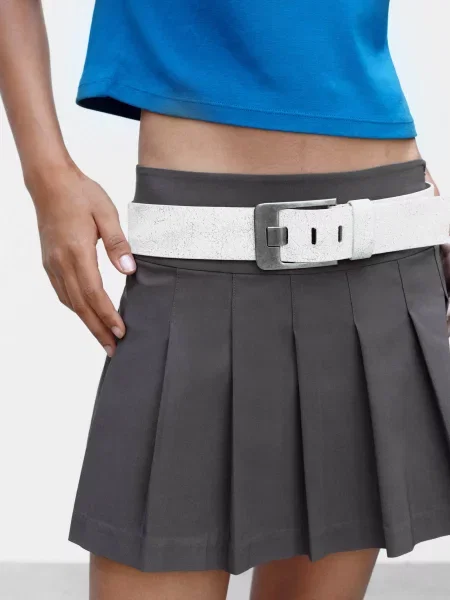 Спідниця міні MANGO сірий