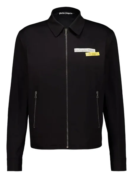 Geacă Palm Angels cu imagine negru
