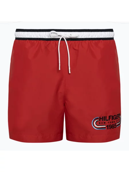 Мъжки шорти за плуване Tommy Hilfiger Medium Drawstring primary red червено