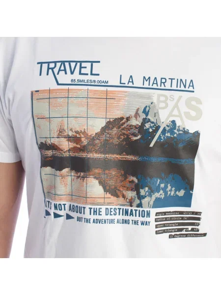 Tricou La Martina alb