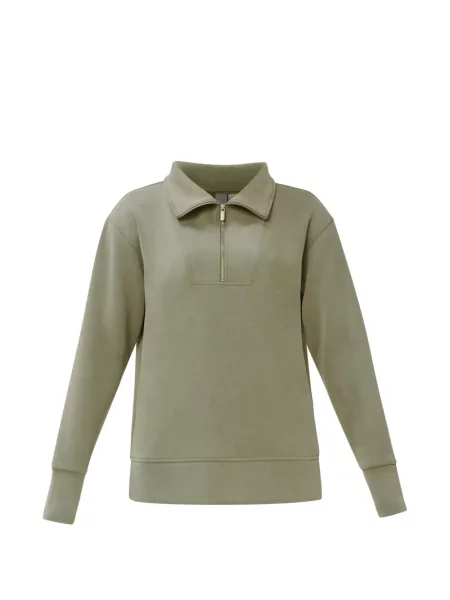 Mikina na zips Sweaty Betty zelená