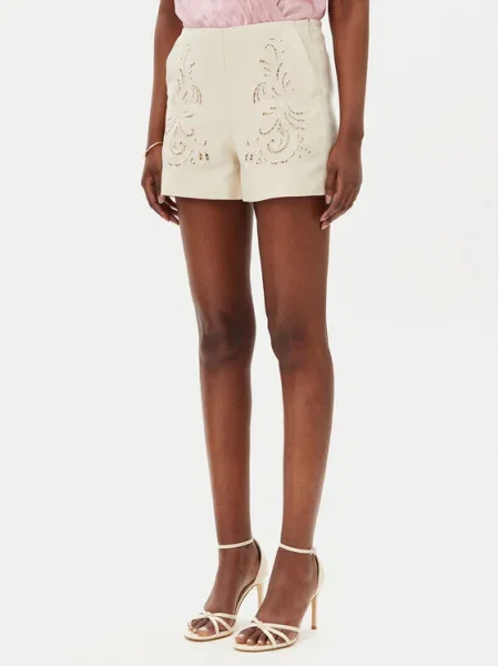 Pantaloni scurți Twinset bej
