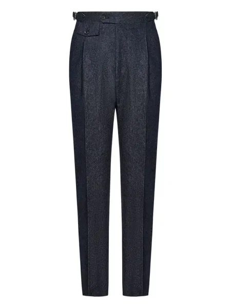 Pantaloni Franzese Collection de lână albastru