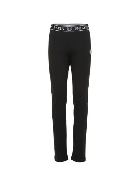 Legginsy dziecięce Philipp Plein czarne