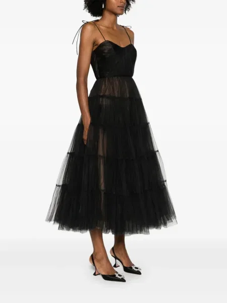 Rochie maxi Ana Radu din tul de costum negru
