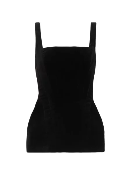 Кадифен сутиен Costarellos черно