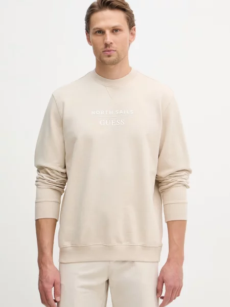 Guess bluza x North Sails beżowa
