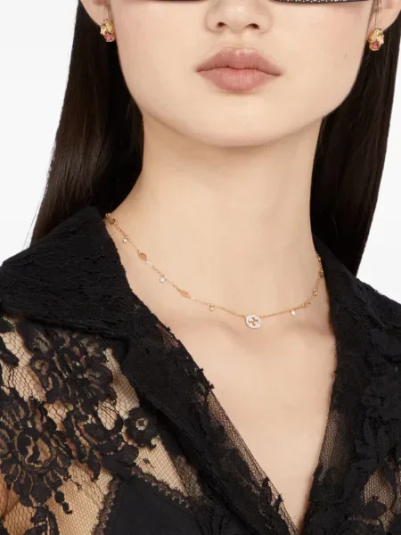 Колие Gucci розово