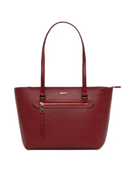 Geantă shopper Dkny cu autograf roșu