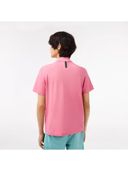 Lacoste Koszulka Polo O Regularnym Kroju Z Oddychającej Bawełny Piqué różowa