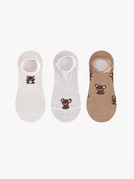 Penti Ponožky PENTI Little Bear Sneaker Socken mix barev