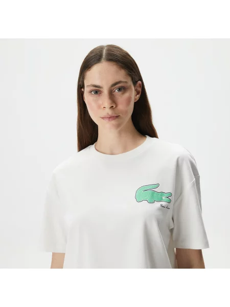 Футболка Lacoste белая
