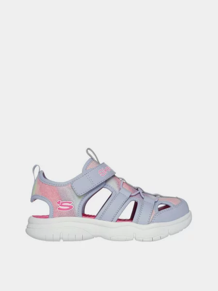 Дитячі Сандалії Skechers Flex Splash Daylight Shimmer бузковий штучна шкіра/текстиль