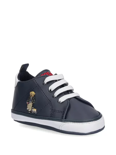 Sneakersy dziecięce Polo Ralph Lauren niebieskie