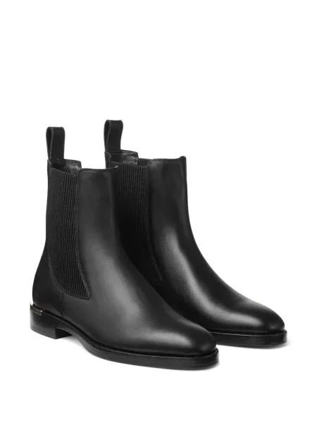 Cizme scurte Jimmy Choo din piele negru