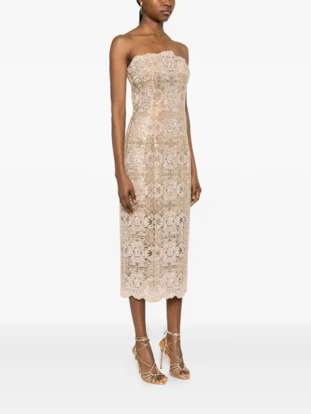 Sukienka midi Ermanno Scervino bez ramiączek