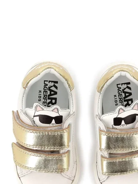 Sneakersy dziecięce Karl Lagerfeld białe