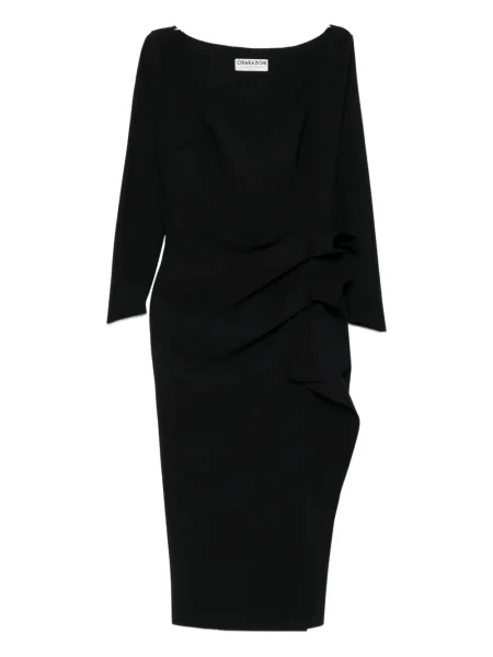 Sukienka midi Chiara Boni La Petite Robe do kolan garniturowa czarna