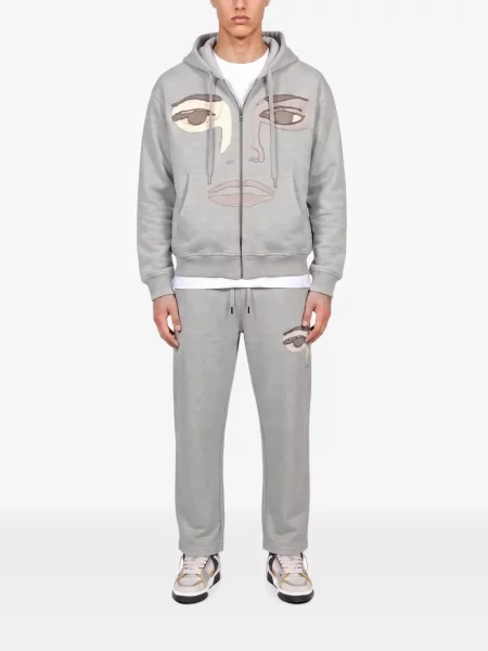 Pantaloni Kidsuper alergare gri