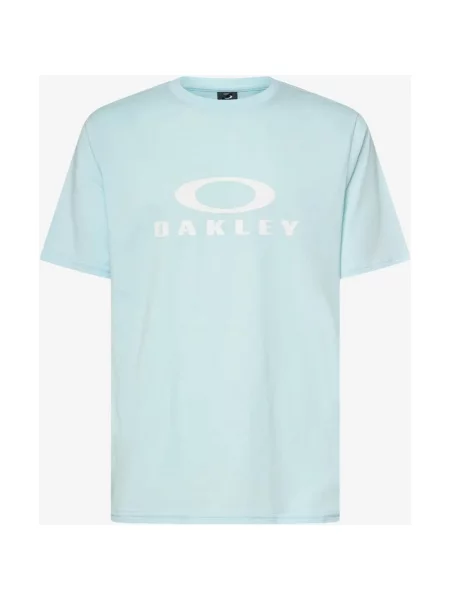 Koszulka z krótkim rękawem Oakley O-Bark jasnoniebiesko M biały