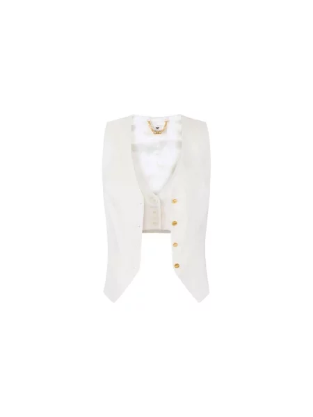 Kamizelka Elisabetta Franchi biała