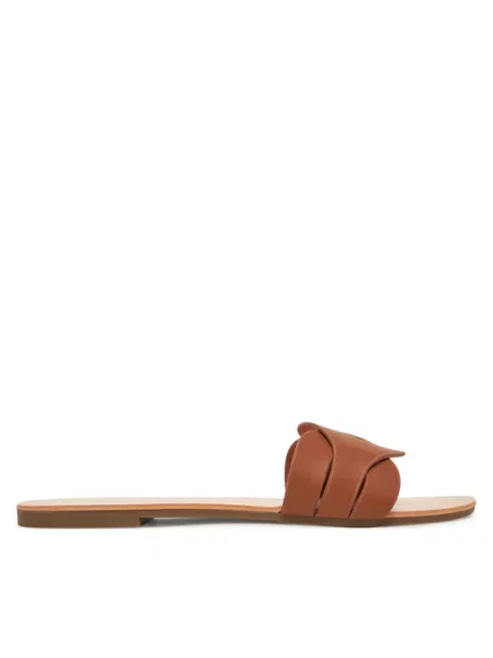 ONLY Shoes Klapki brązowy