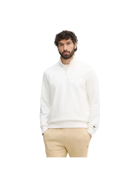 Bluza rozpinana Lacoste biała