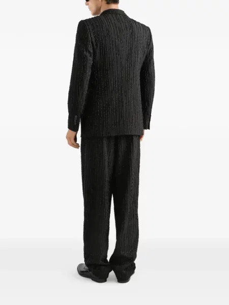Pantaloni Dolce & Gabbana cu dungi negru