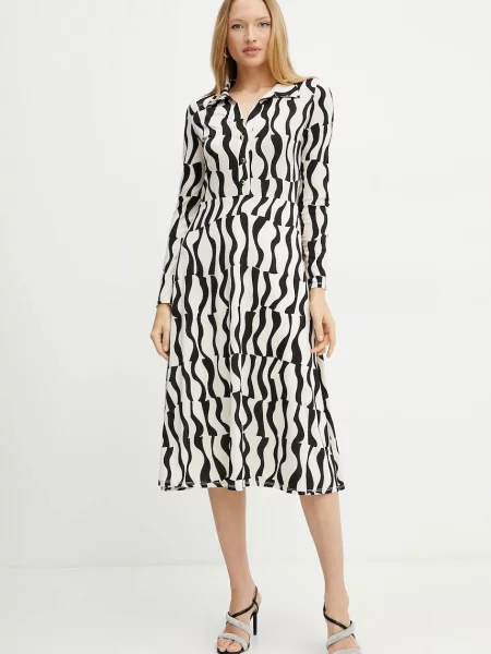 Morgan rochie RVAGUE midi evazati RVAGUE negru