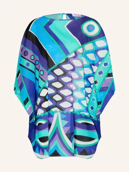 Pucci Sukienka Plażowa blau biała
