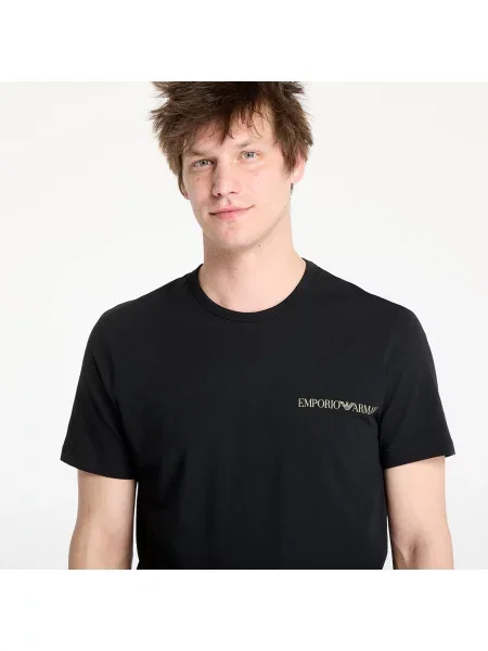 Тениска Emporio Armani Crew Neck T-Shirt Black/ Black M бяло