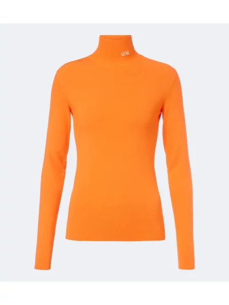 Top Loewe tricotate portocaliu